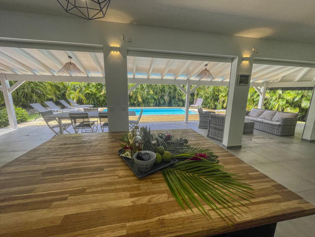 13-Location villa piscine Saint François Guadeloupe_cuisine